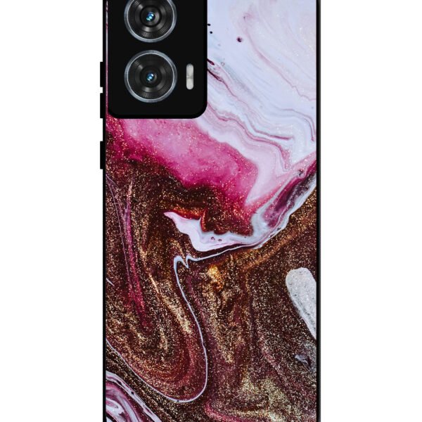 Motorola Moto G85 | 2D Metal | Elegant Rose & Gold Marble | LC298