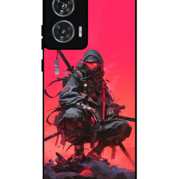 Motorola Moto G85 | 2D Metal | Cyberpunk Ninja Katana | LC298