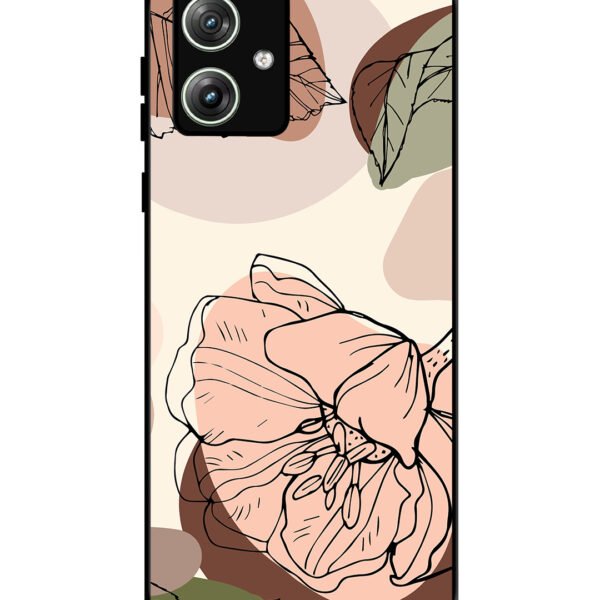 Motorola Moto G54 | 2D Metal | Floral Elegance, Portrait | LC297