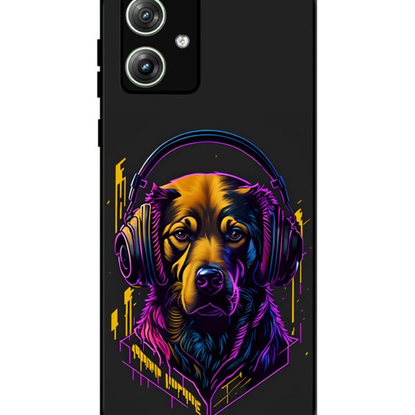 Motorola Moto G64 5G | 2D Metal | Music Lover Dog | LC297
