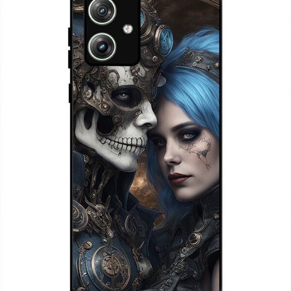 Motorola Moto G54 | 2D Metal | Skeleton & Devil Girl | LC297