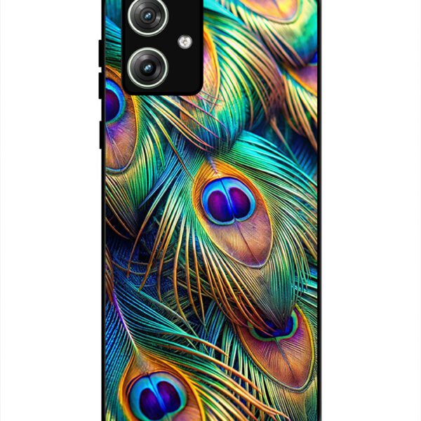 Motorola Moto G54 | 2D Metal | peacock feather | LC297