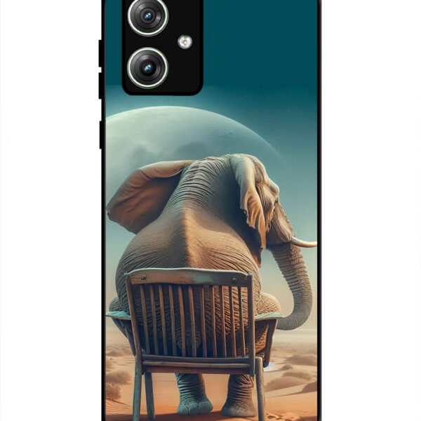 Motorola Moto G54 | 2D Metal | Baby Elephant om chair | LC297