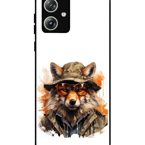 Motorola Moto G54 | 2D Metal | Zoology Fox | LC297