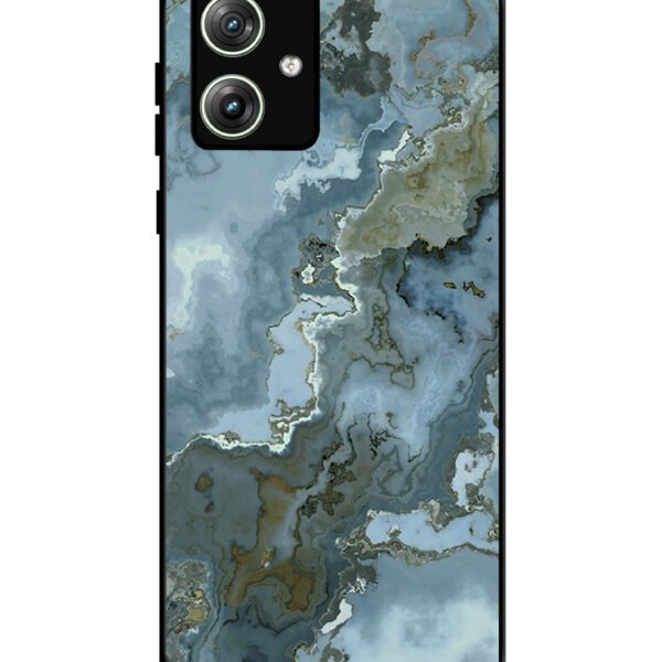 Motorola Moto G54 | 2D Metal | Celestial Blue Marble 2nd Pattern | LC297