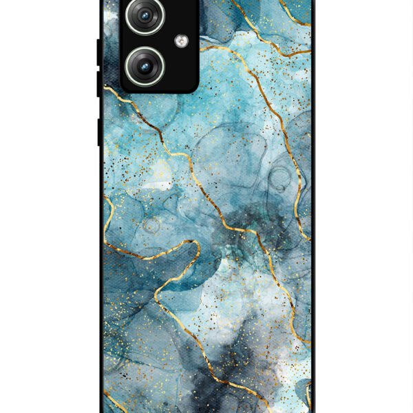 Motorola Moto G54 | 2D Metal | Oceanic Golden Strip Marble | LC297