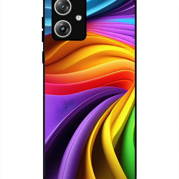 Motorola Moto G54 | 2D Metal | Rainbow Whirl | LC297