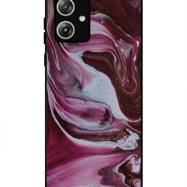 Motorola Moto G64 5G | 2D Metal | Pink And Golden Marble | LC297