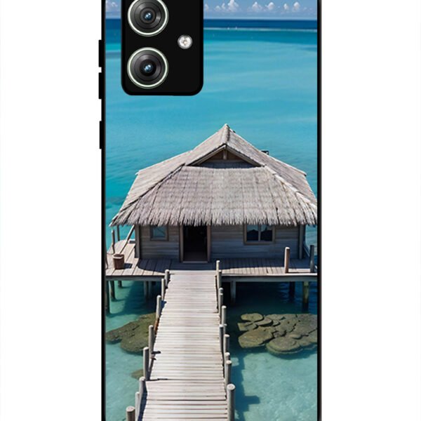 Motorola Moto G54 | 2D Metal | Beach hut | LC297