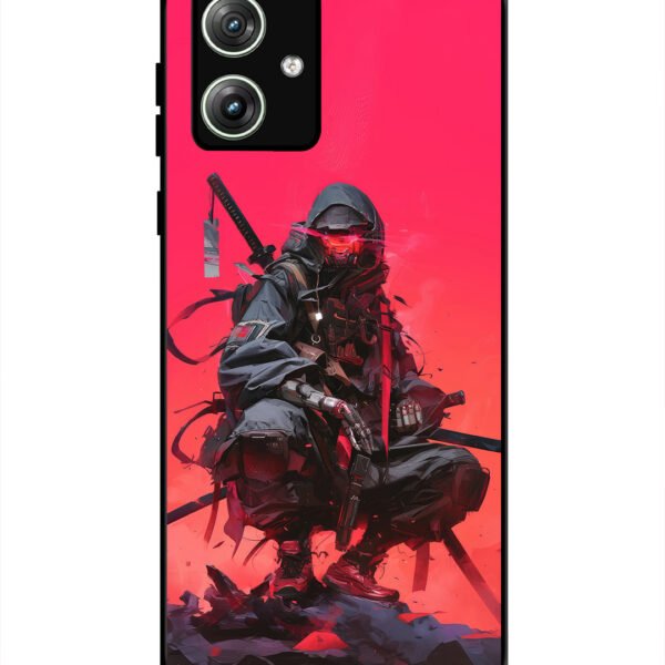 Motorola Moto G64 5G | 2D Metal | Cyberpunk Ninja Katana | LC297