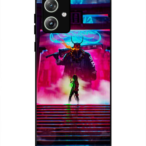 Motorola Moto G54 | 2D Metal | Cyberpunk Yokai Monster | LC297