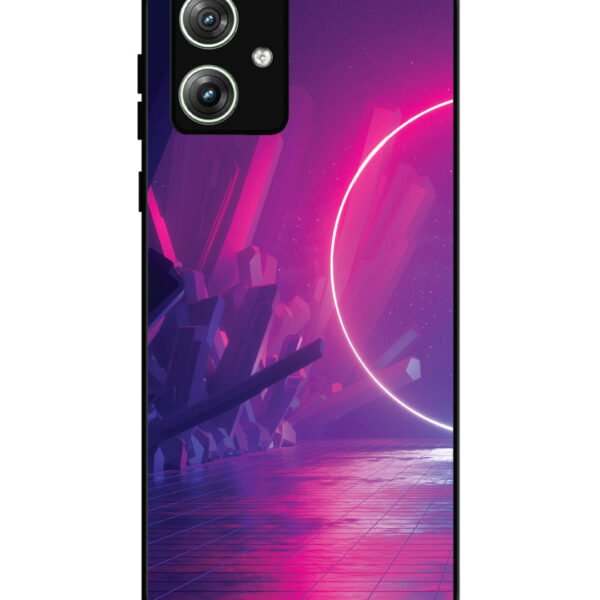 Motorola Moto G54 | 2D Metal | abstract with Neon Light | LC297