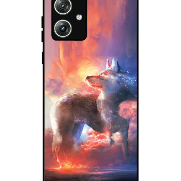 Motorola Moto G54 | 2D Metal | wolf-fantasy-animal | LC297