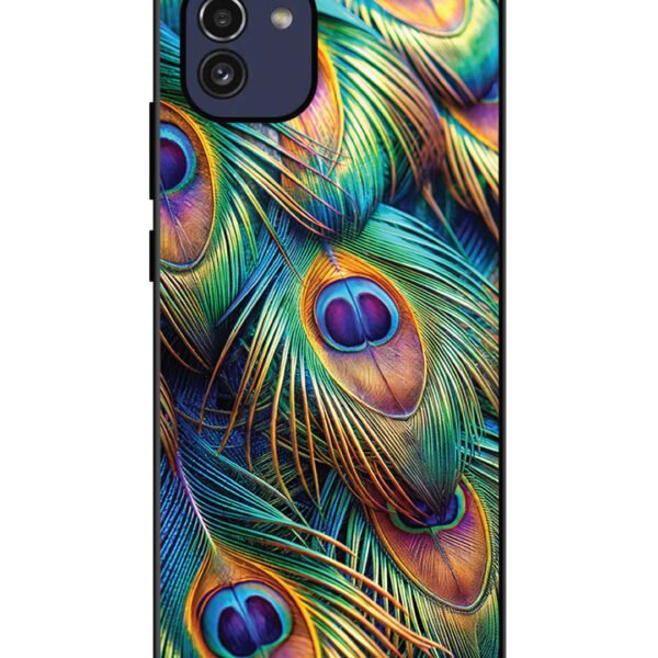 Samsung Galaxy A03 | 2D Metal | peacock feather | LC120
