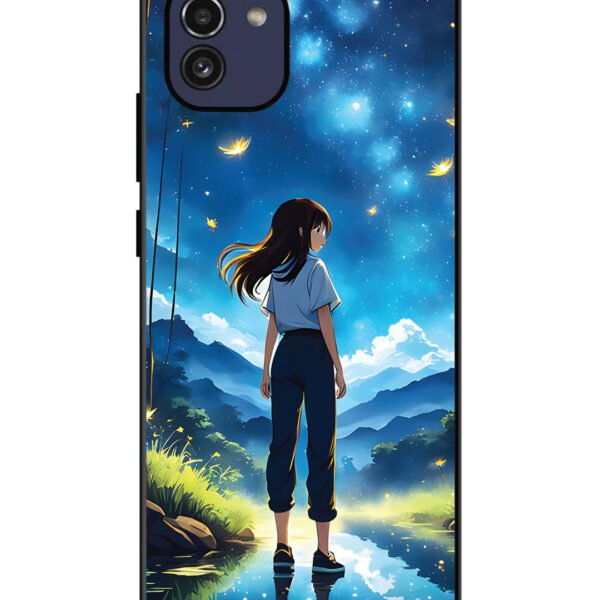 Samsung Galaxy A03 | 2D Metal | Girl In Beautiful Forest | LC120