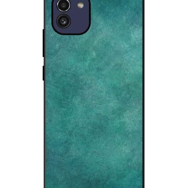 Samsung Galaxy A03 | 2D Metal | Jungle green with Scratches Marble | LC120