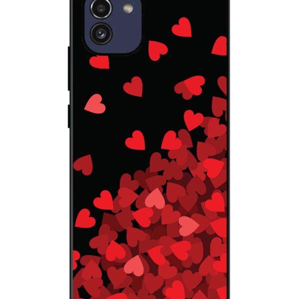 Samsung Galaxy A03 | 2D Metal | Red Hearts | LC120
