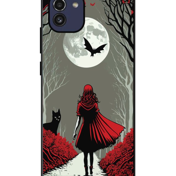 Samsung Galaxy A03 | 2D Metal | Scarlet Girl in Red Forest | LC120