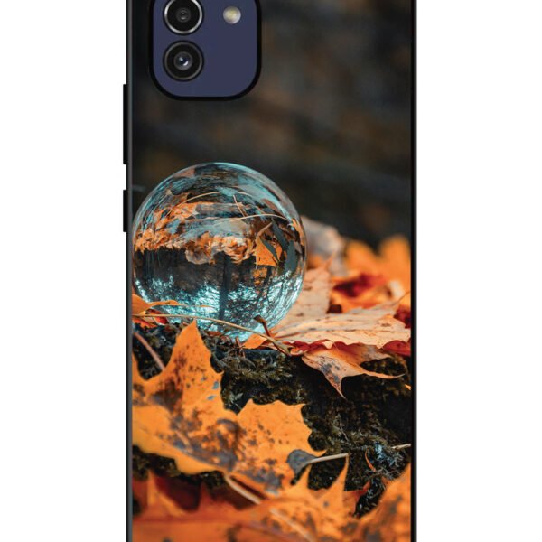 Samsung Galaxy A03 | 2D Metal | Glass Ball On Gaurden | LC120