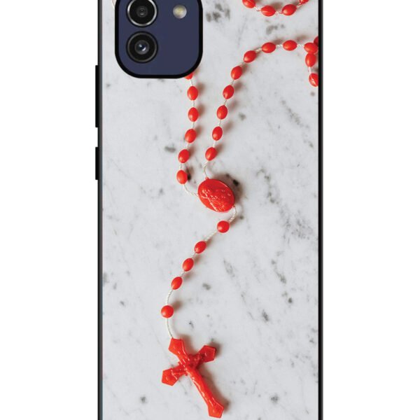 Samsung Galaxy A03 | 2D Metal | Cross Pendant | LC120