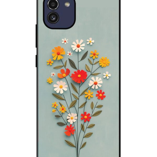 Samsung Galaxy A03 | 2D Metal | Paper Flowers | LC120