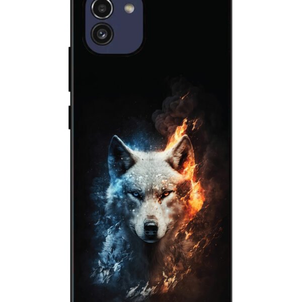 Samsung Galaxy A03 | 2D Metal | Fire Wolf | LC120