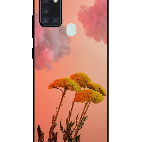 Samsung Galaxy A21S | 2D Metal | Floral Sunset Blossom Sky | LC123