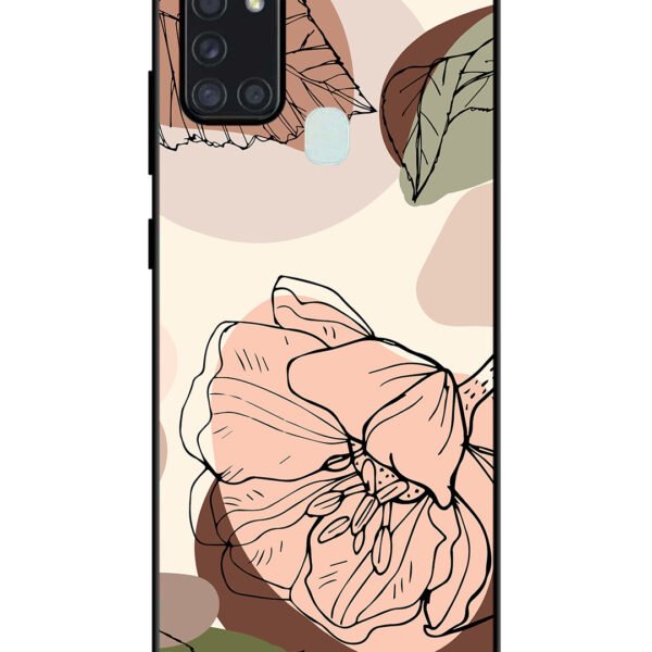 Samsung Galaxy A21S | 2D Metal | Floral Elegance, Portrait | LC123
