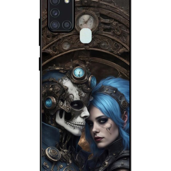 Samsung Galaxy A21S | 2D Metal | Skeleton & Devil Girl | LC123