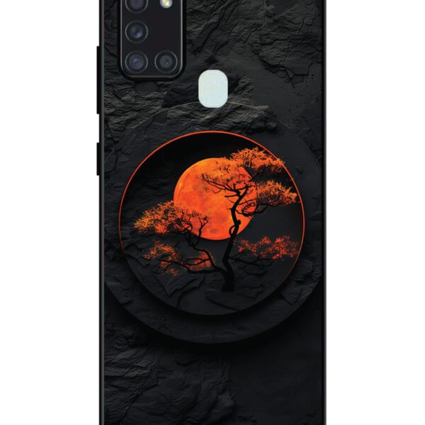 Samsung Galaxy A21S | 2D Metal | Dark knight Red Moon | LC123