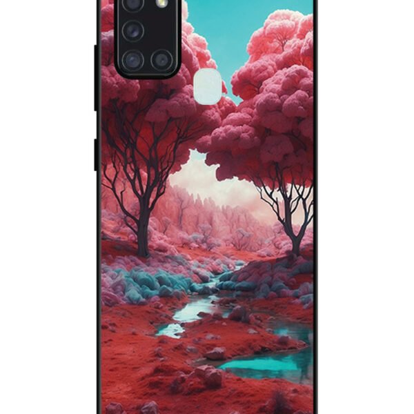 Samsung Galaxy A21S | 2D Metal | Pink Forest | LC123