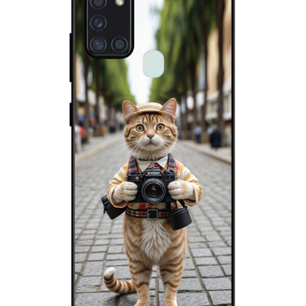 Samsung Galaxy A21S | 2D Metal | Cat as Cameraman | LC123