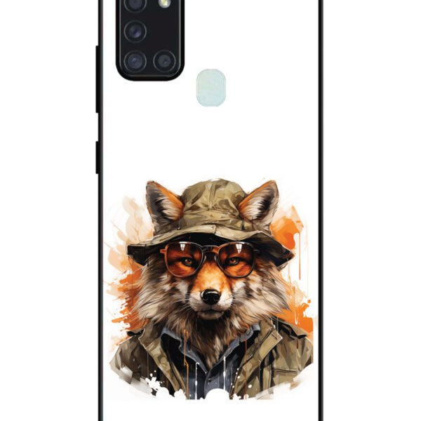 Samsung Galaxy A21S | 2D Metal | Zoology Fox | LC123