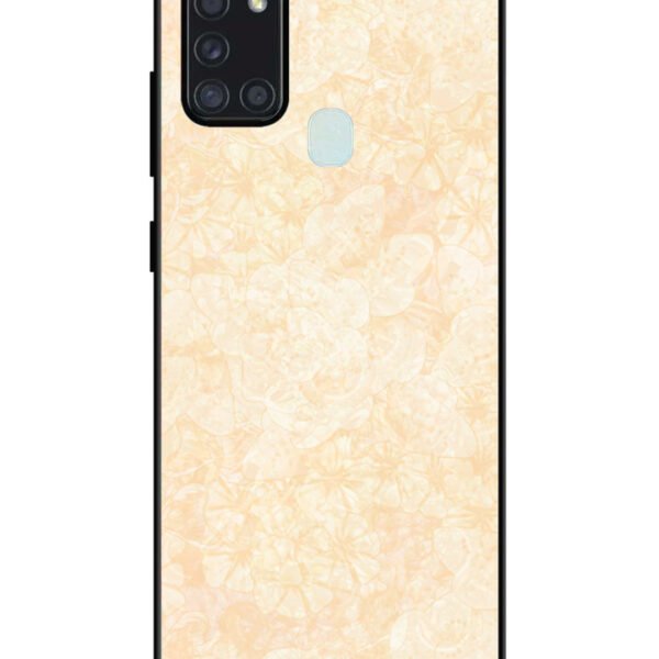 Samsung Galaxy A21S | 2D Metal | Blossom White Floral | LC123