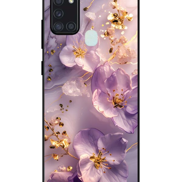 Samsung Galaxy A21S | 2D Metal | Orchid with Golden Safron | LC123