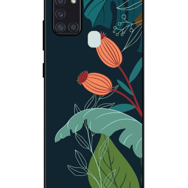 Samsung Galaxy A21S | 2D Metal | Plant Illustration | LC123