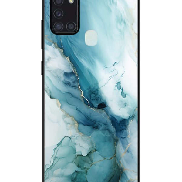 Samsung Galaxy A21S | 2D Metal | Oceanic Sapphire Sphere | LC123