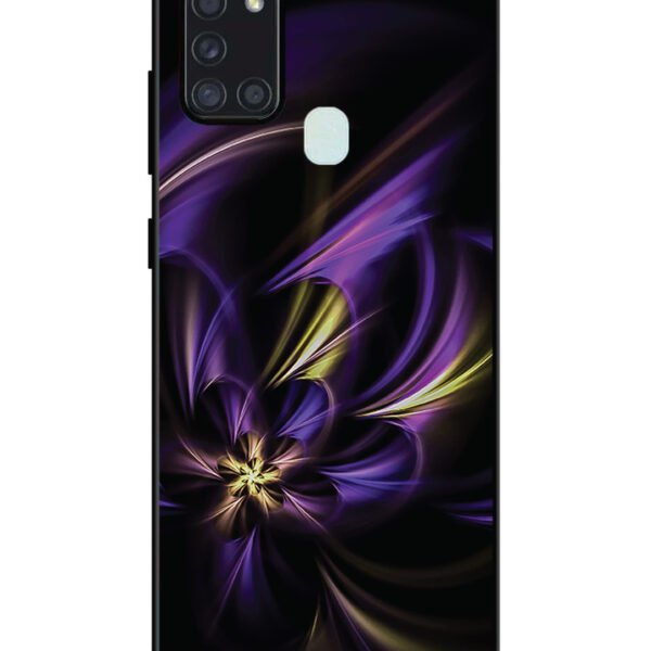 Samsung Galaxy A21S | 2D Metal | Royal Purple Bloom | LC123