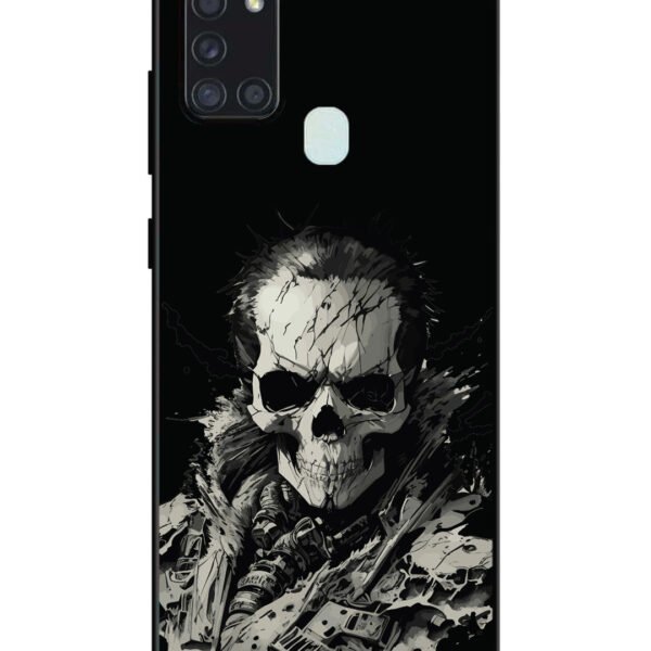 Samsung Galaxy A21S | 2D Metal | Dangeruous Skull | LC123