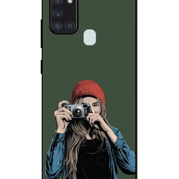 Samsung Galaxy A21S | 2D Metal | Camera Girl | LC123