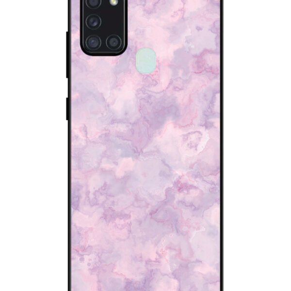 Samsung Galaxy A21S | 2D Metal | Pink Marble | LC123