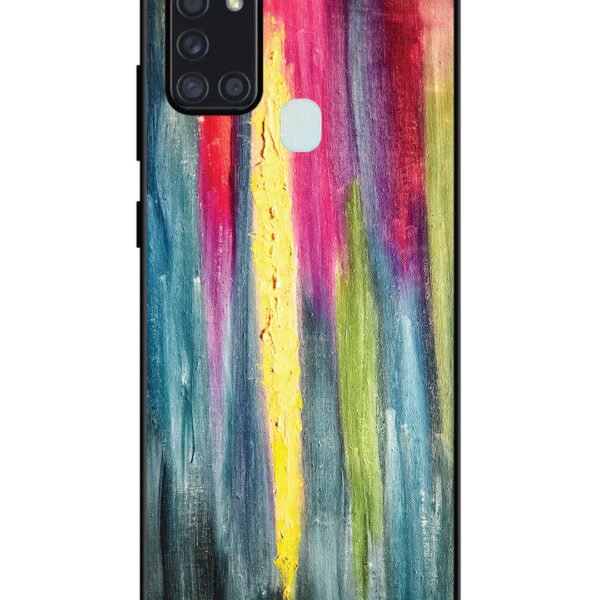 Samsung Galaxy A21S | 2D Metal | Colorful Crayons | LC123