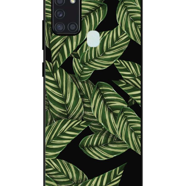 Samsung Galaxy A21S | 2D Metal | Leafs Pattern | LC123
