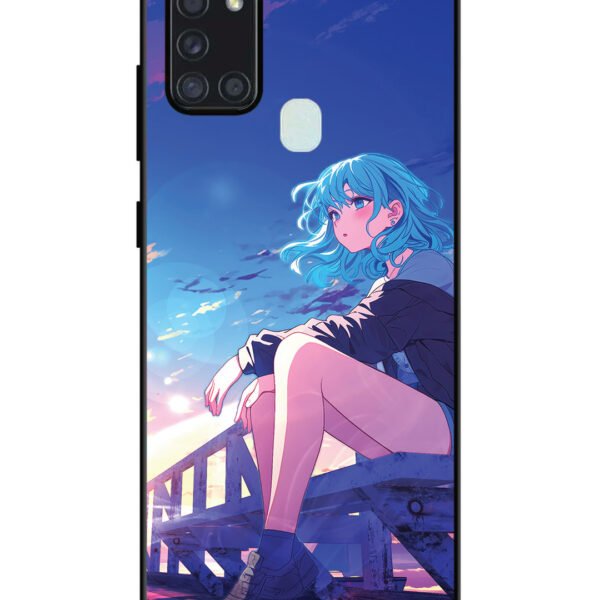 Samsung Galaxy A21S | 2D Metal | Alone Girl | LC123