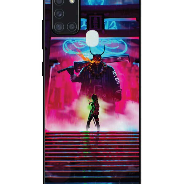 Samsung Galaxy A21S | 2D Metal | Cyberpunk Yokai Monster | LC123