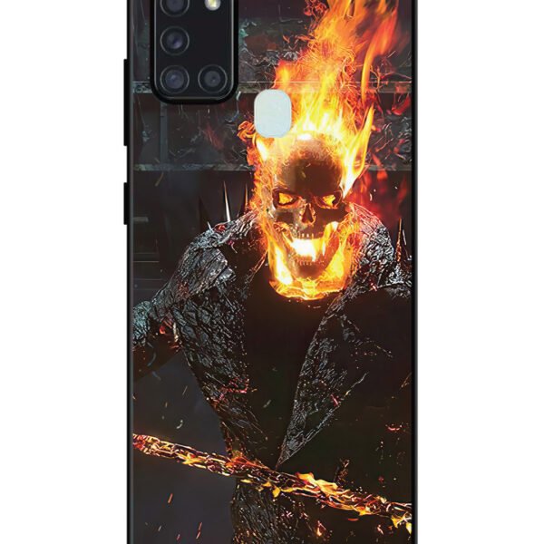 Samsung Galaxy A21S | 2D Metal | Ghost Rider | LC123