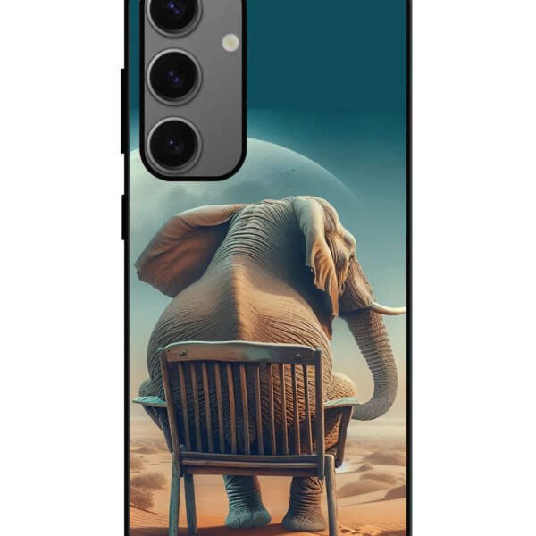 Samsung Galaxy A25 | 2D Metal | Baby Elephant om chair | LC124