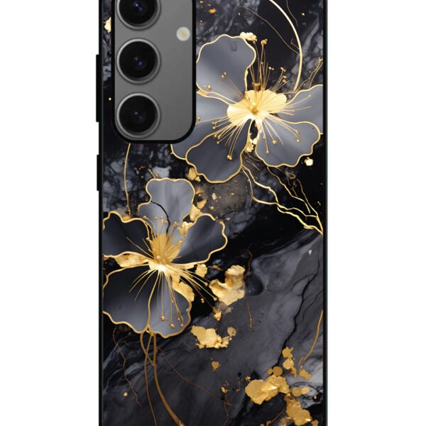Samsung Galaxy A25 | 2D Metal | Dark Flowars | LC124