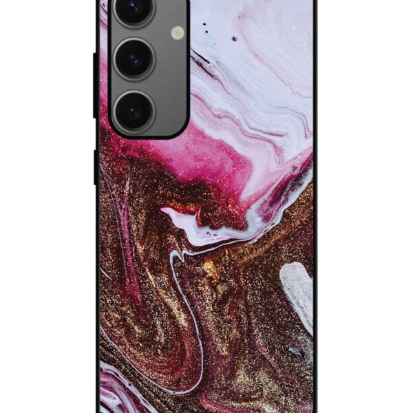 Samsung Galaxy A25 | 2D Metal | Elegant Rose & Gold Marble | LC124