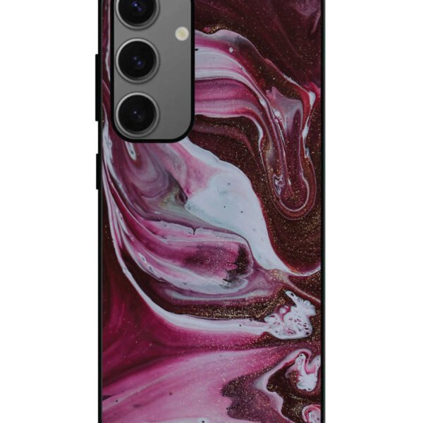 Samsung Galaxy A25 | 2D Metal | Pink And Golden Marble | LC124